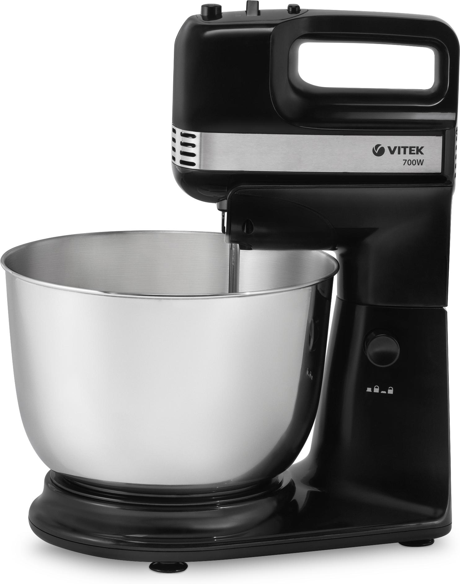 Миксер Vitek VT-1419BK черный/серебристый