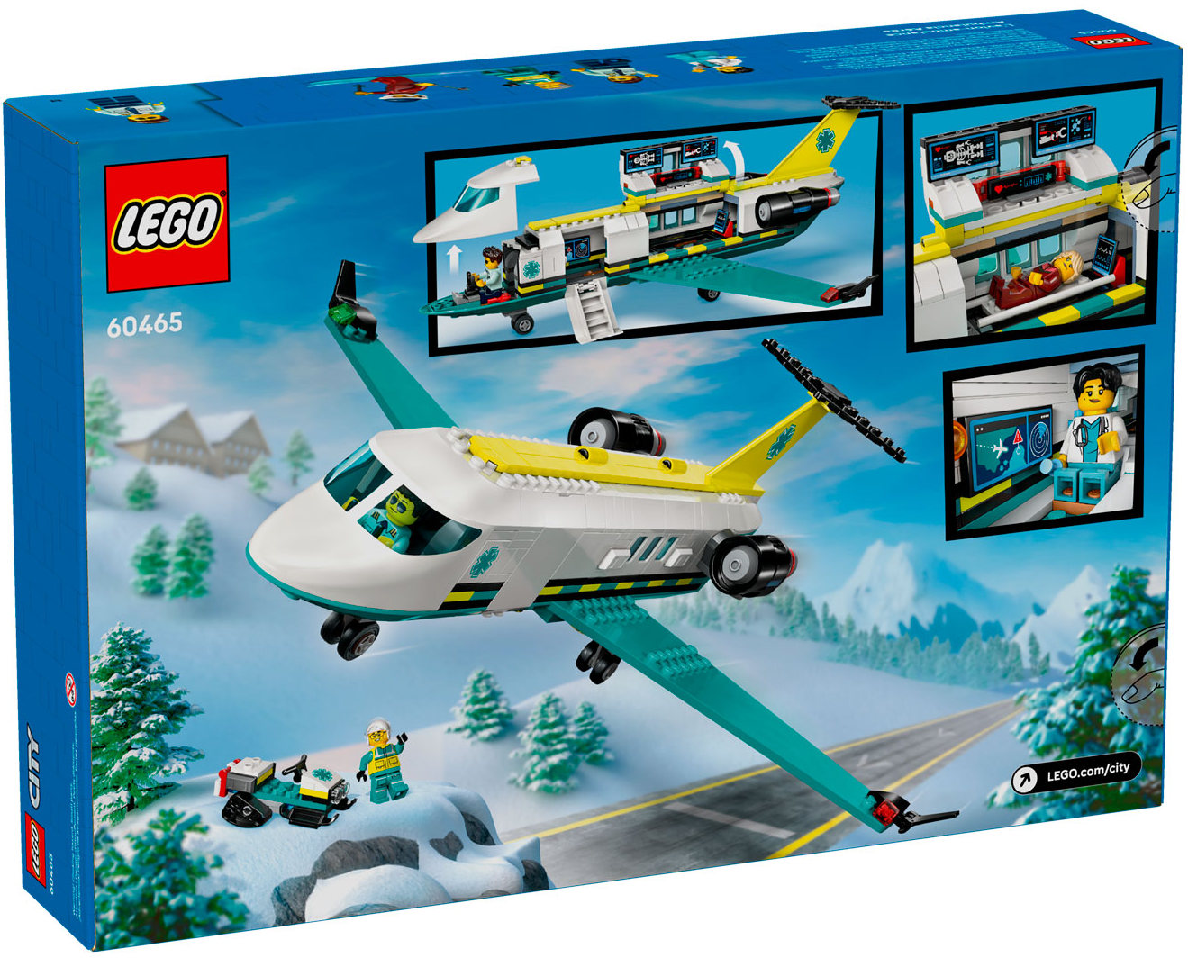 Конструктор Lego City Самолет скорой помощи (60465)