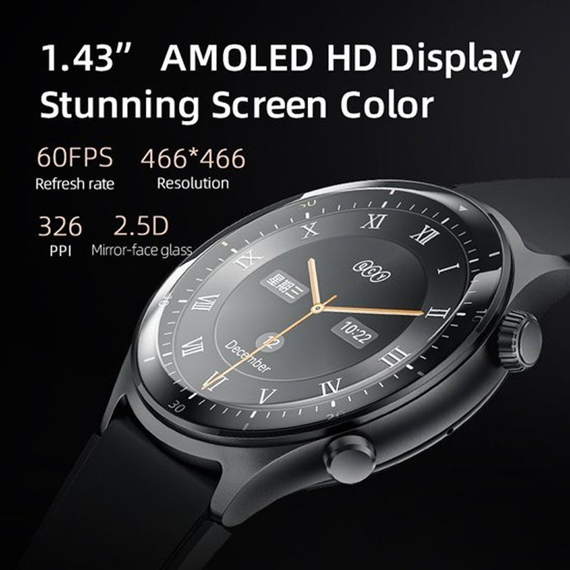 Умные часы QCY Active GT Black (WA23S7A)