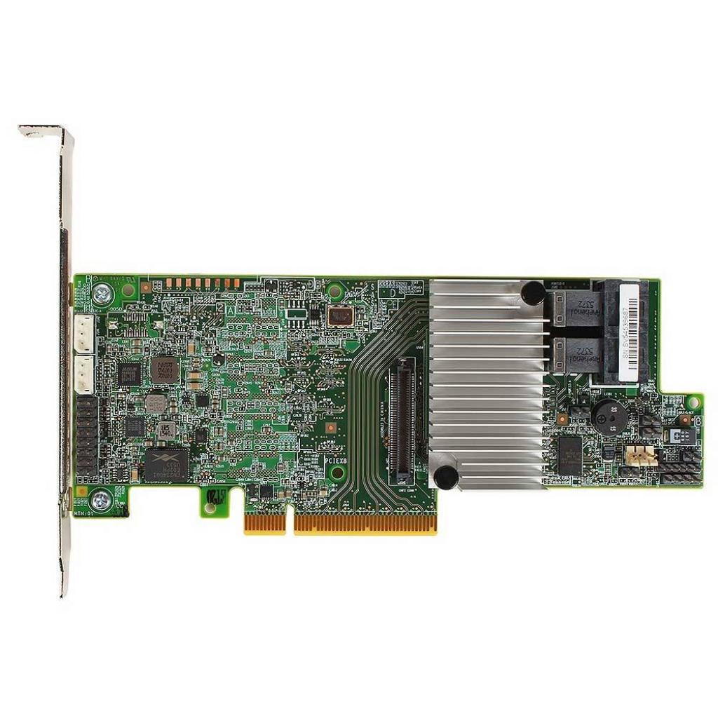 Контроллер LSI 9361-8I SGL 12Gb/s, RAID 0/1/10/5/6/50/60, 8i ports, 1Gb (LSI00417)