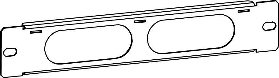 Горизонтальный кабельный органайзер ЦМО ГКО-1U-10