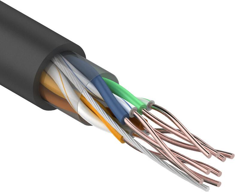 Кабель витая пара Rexant Outdoor UTP CAT5e 4 пары 305м (01-0045)