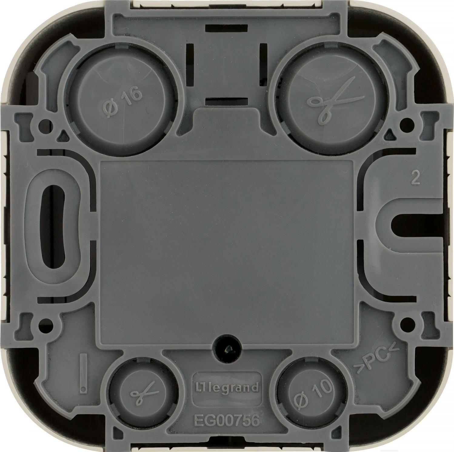 Розетка Legrand Quteo 782245 слоновая кость