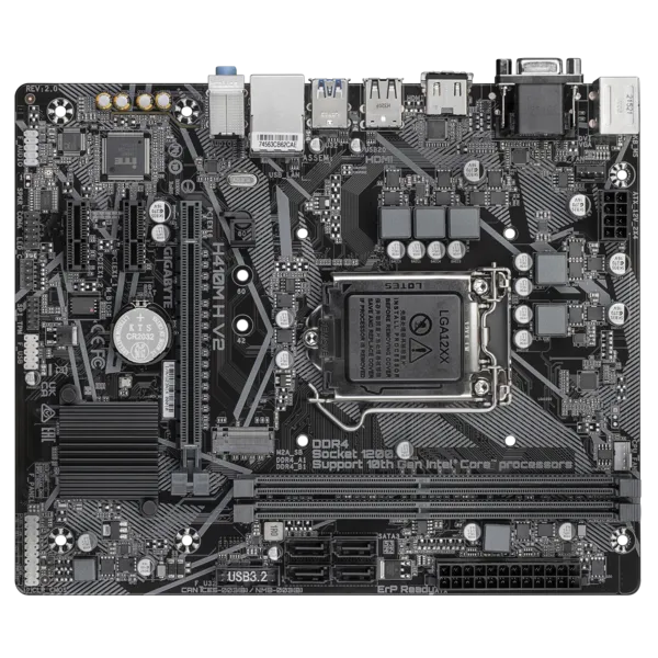 Материнская плата Gigabyte H410M H V2 2.1