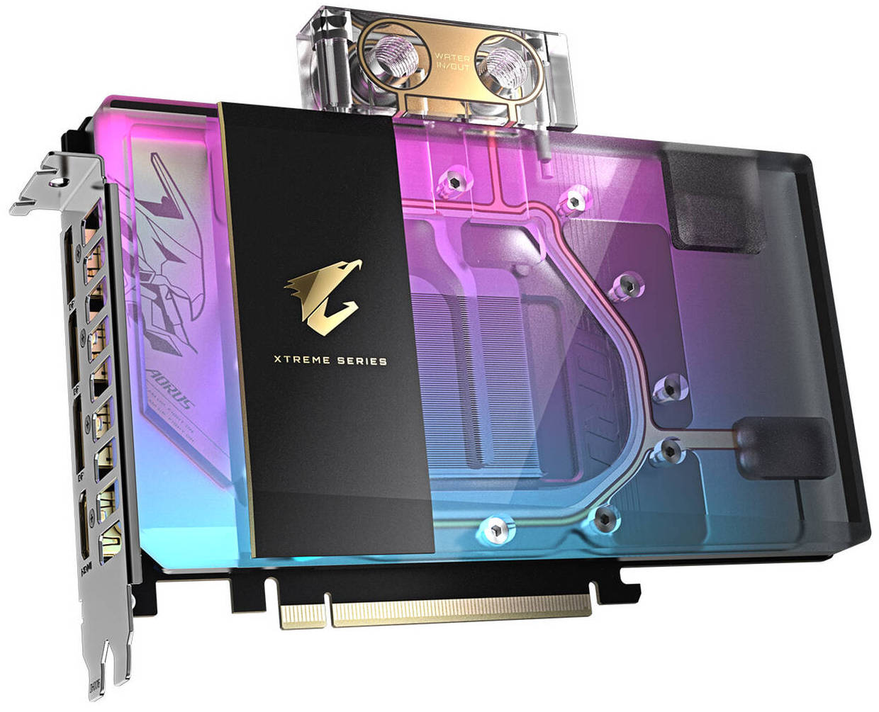 Видеокарта GigaByte Aorus GeForce RTX 5080 Xtreme Waterforce WB 16G GDDR7 (GV-N5080AORUSX WB-16GD)