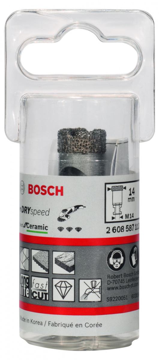 Алмазная коронка Bosch М 14мм Dry Speed 2.608.587.113