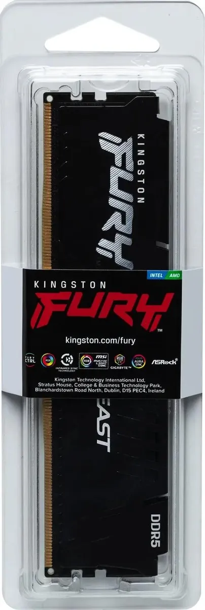 Оперативная память Kingston Fury Beast 32GB DDR5 (KF556C36BBE2-32)