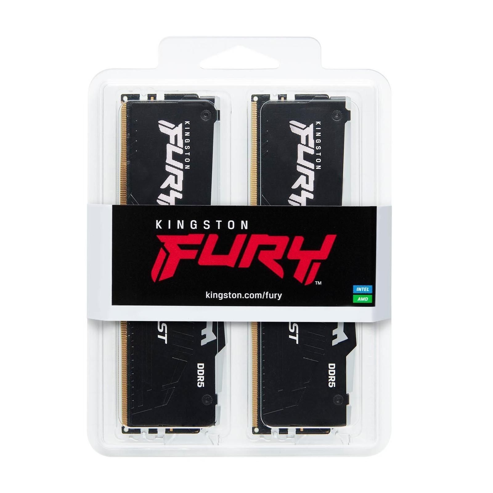 Оперативная память Kingston Fury Beast RGB RTL Gaming DDR5 2x32GB (KF556C36BBEAK2-64)
