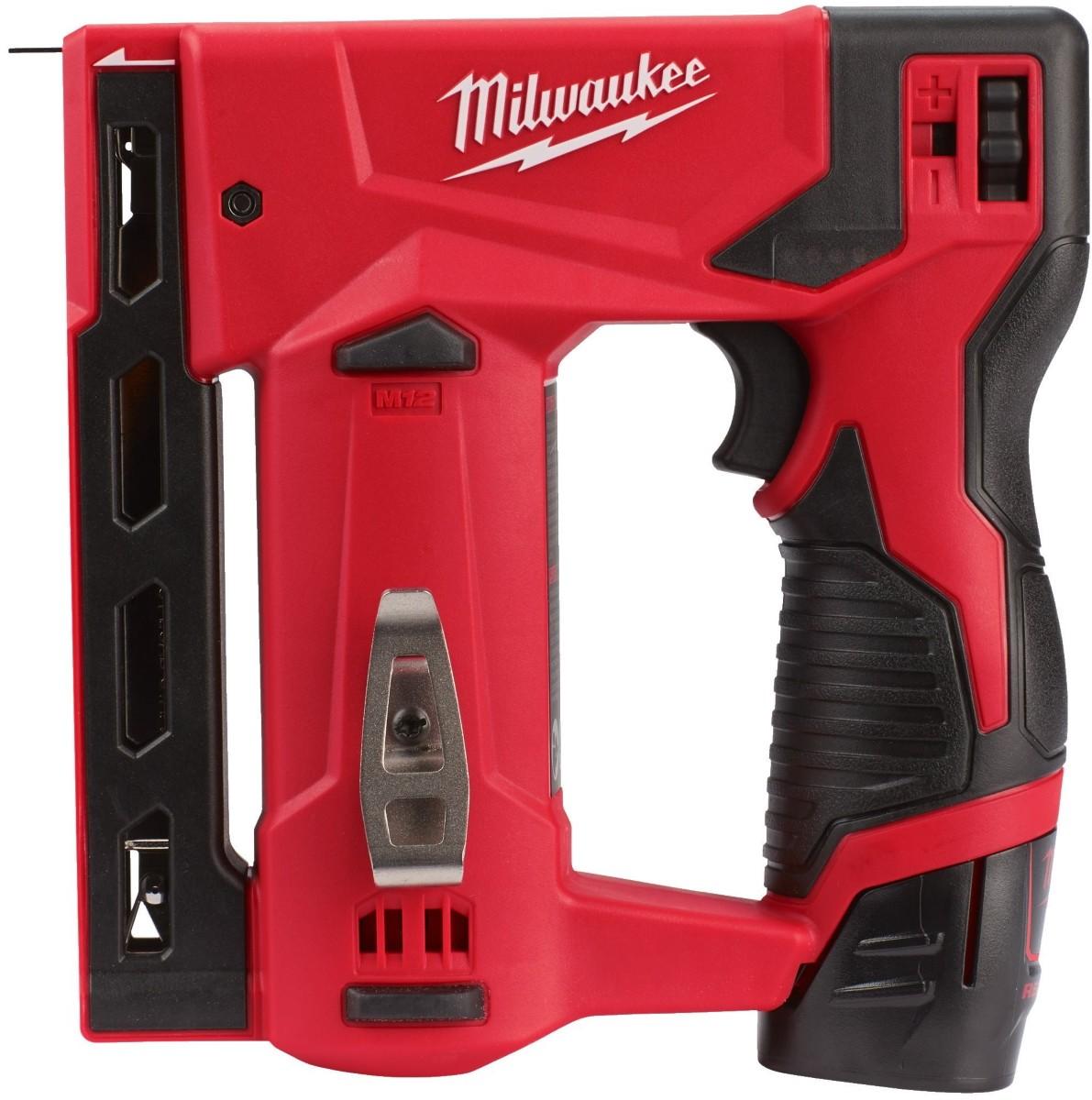 Аккумуляторный степлер Milwaukee M12 BST-0 (4933459635)