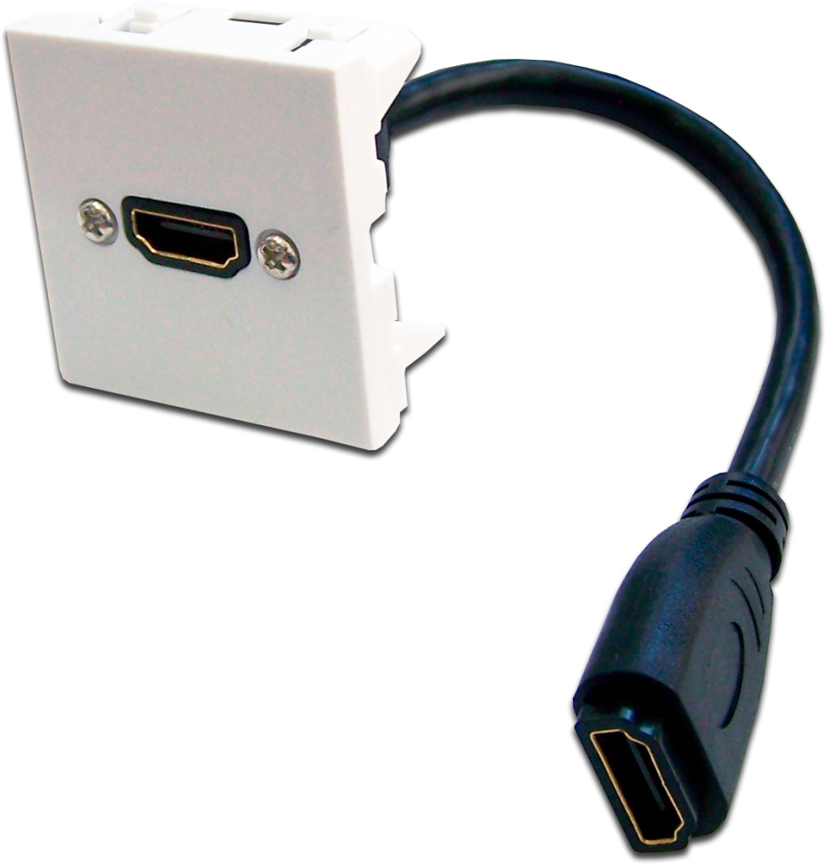 Вставка Lanmaster LAN-SIP-23HDMI-WH белый