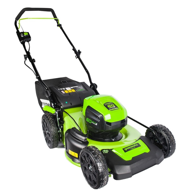 Газонокосилка Greenworks GD60LM46SP без АКБ и ЗУ (2502907)