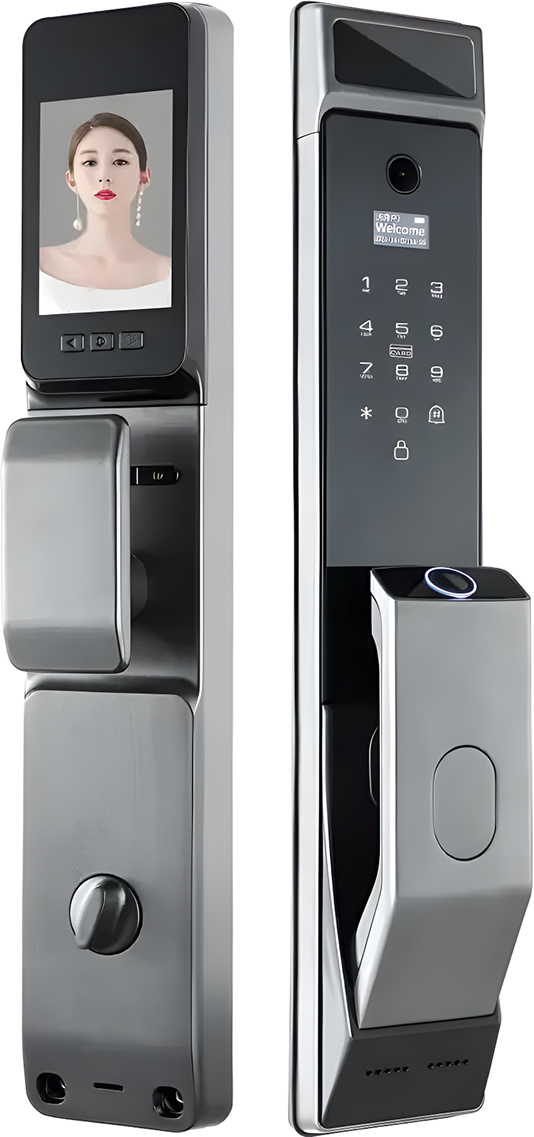 Умный дверной замок Roome Tuya 3D face intercom Lock 3D face-2 черный