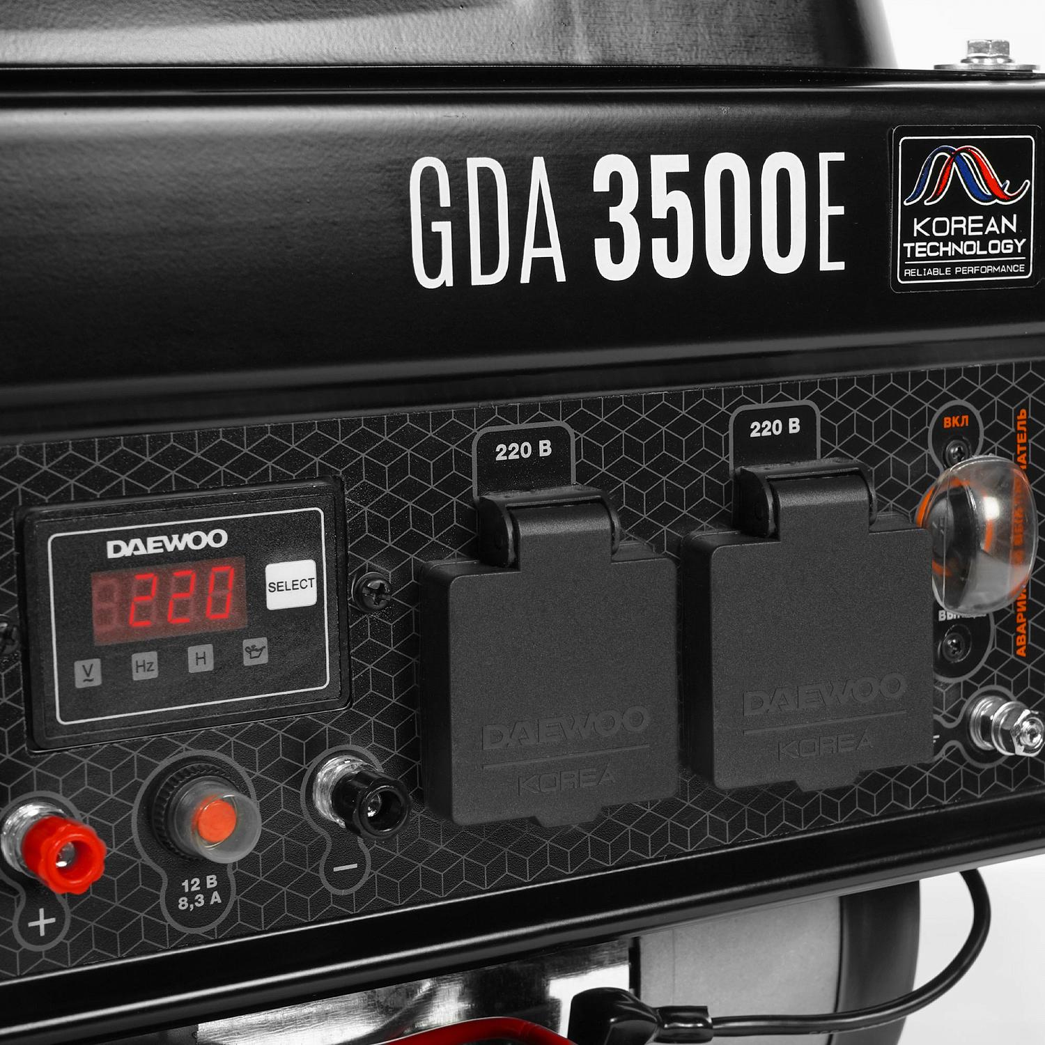 Генератор Daewoo GDA 3500E