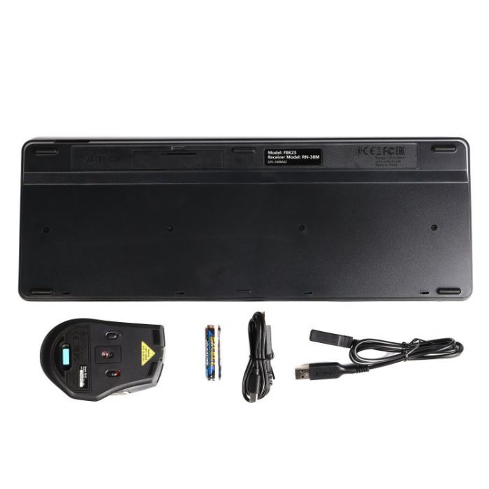 Набор периферии A4Tech Fstyler FB2535C черный/серый