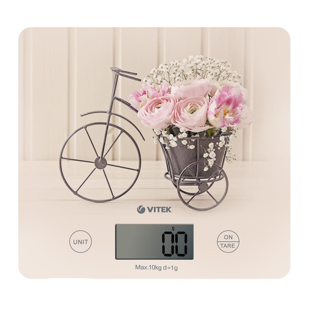 Кухонные весы Vitek VT-8016CA Beige/Illustration