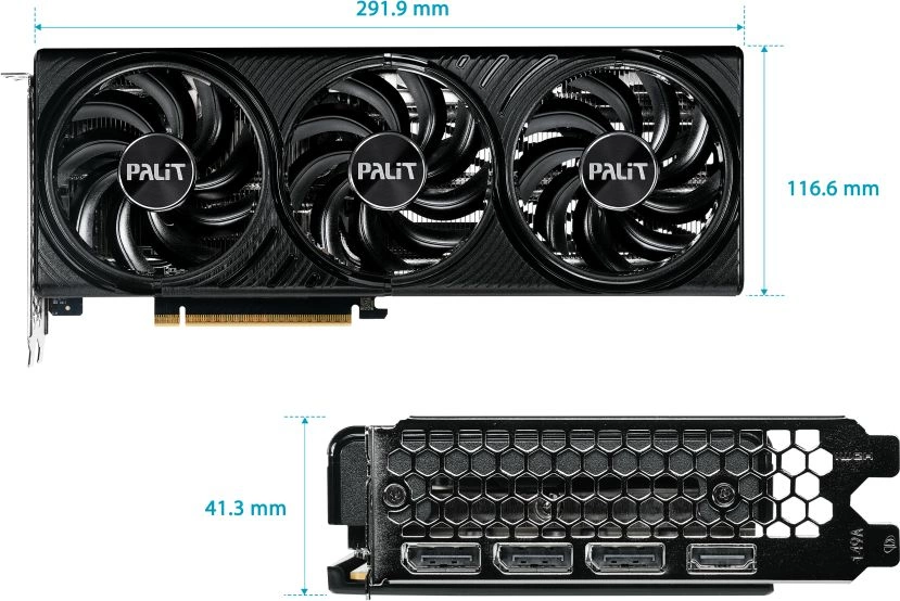 Видеокарта Palit GeForce RTX 5060 Ti Infinity 3 OC 16GB GDDR7 (NE7506TS19T1-GB2061S)