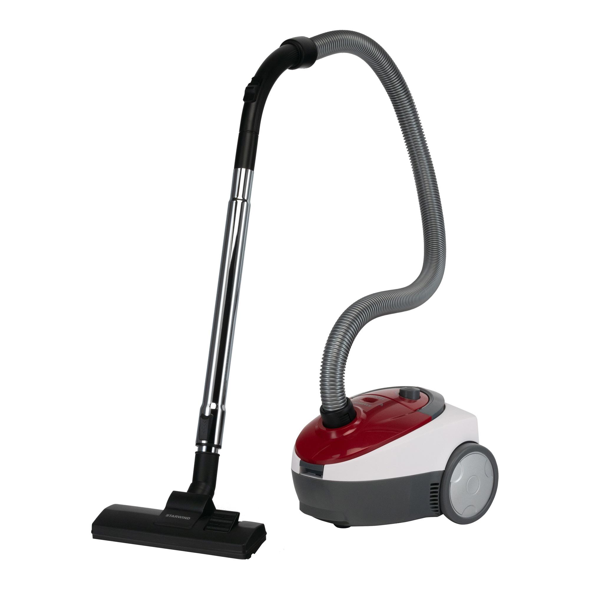Пылесос StarWind SCB1114 красный/белый