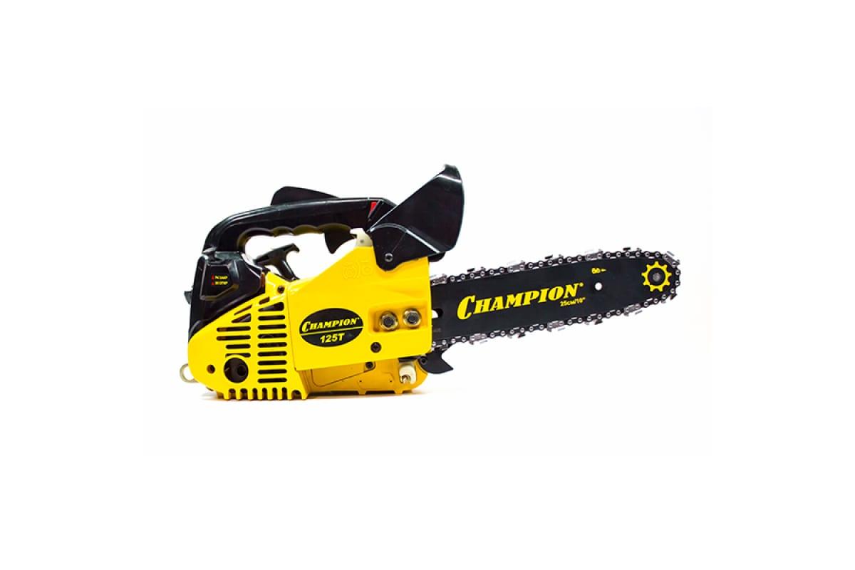 Бензопила цепная Champion 125T-10