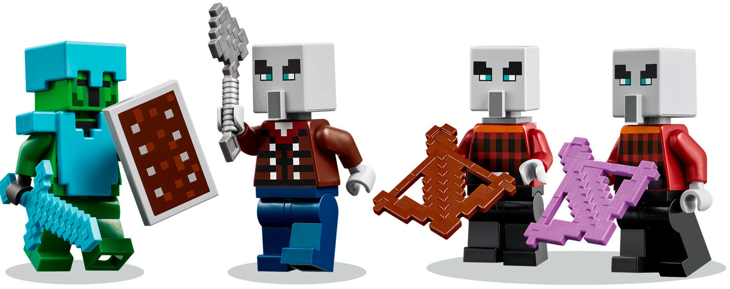 Конструктор Lego Minecraft Пустынный патруль илладжеров (21267)