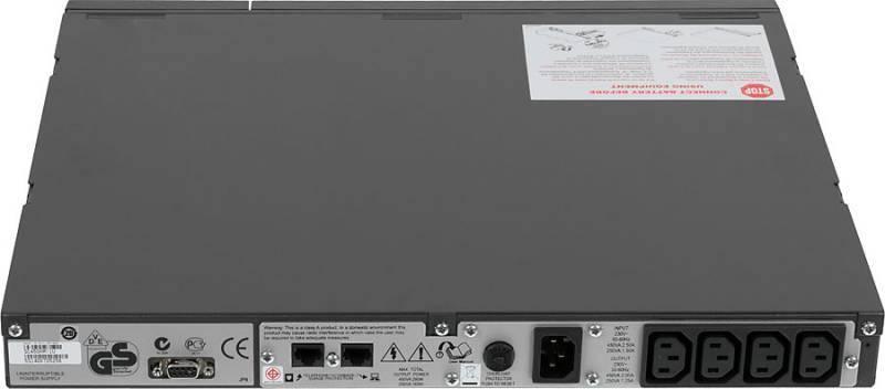 Источник бесперебойного питания APC Smart-UPS SC черный (SC450RMI1U)