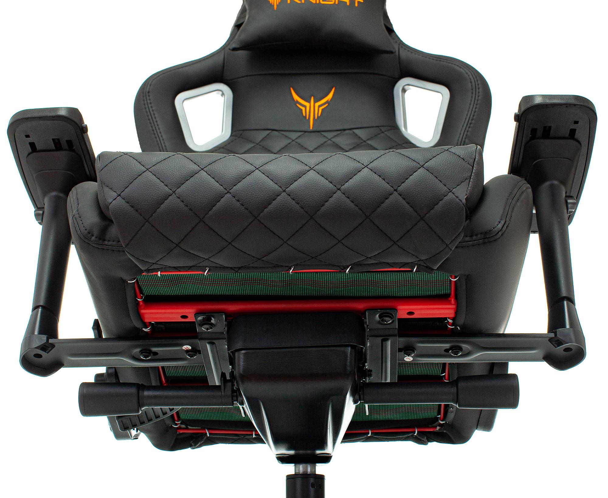 Геймерское кресло Knight Titan черный/красный