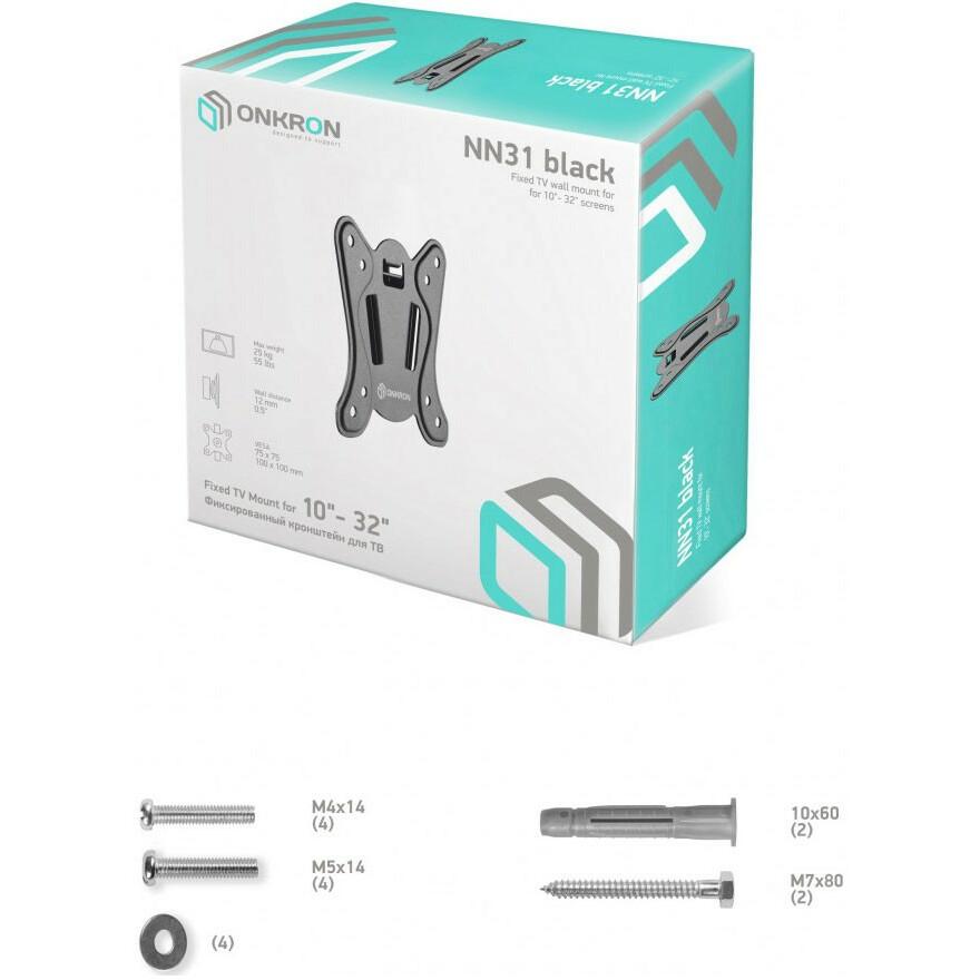 Кронштейн OnKron NN31 черный