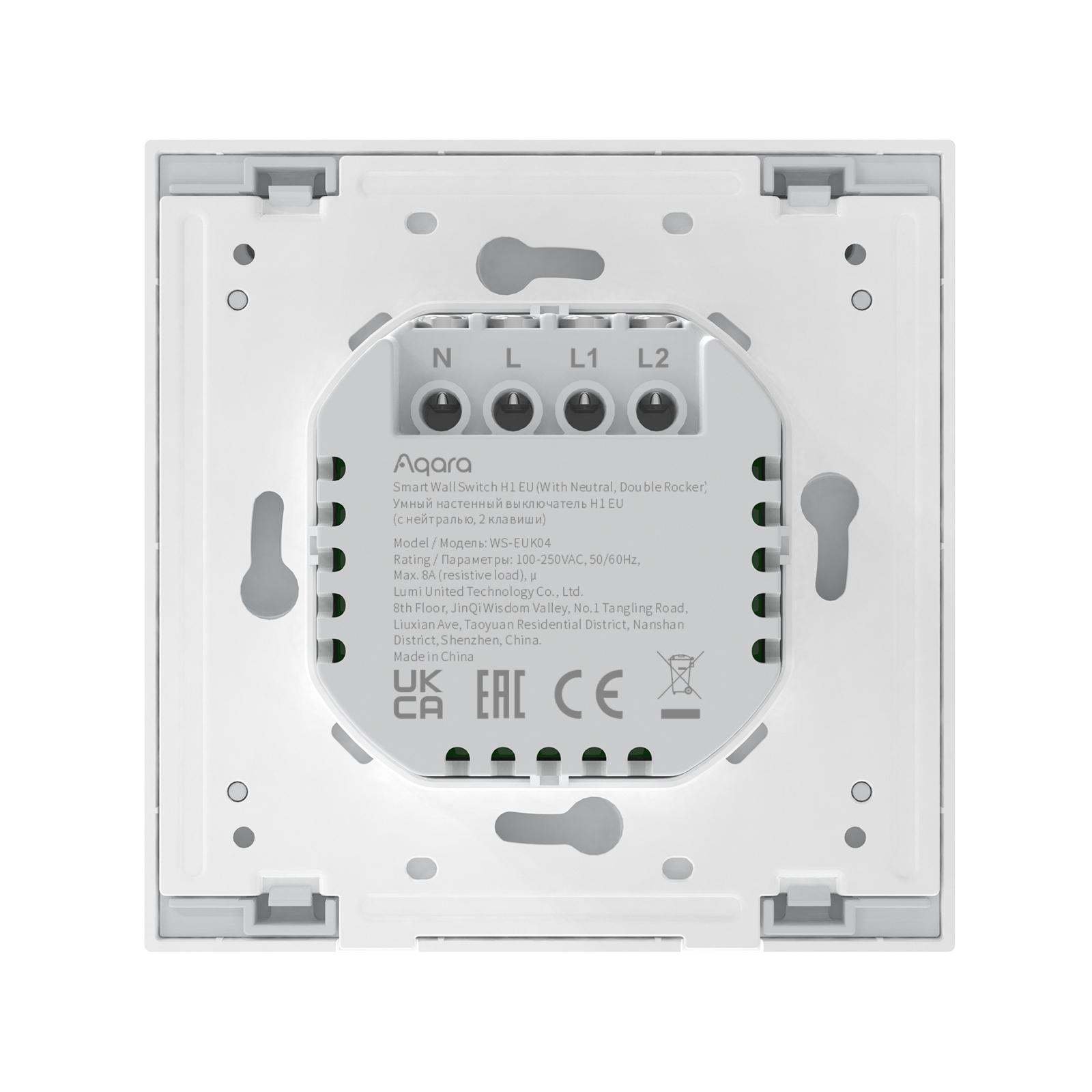 Умный выключатель Aqara Smart Wall Switch H1 WS-EUK04