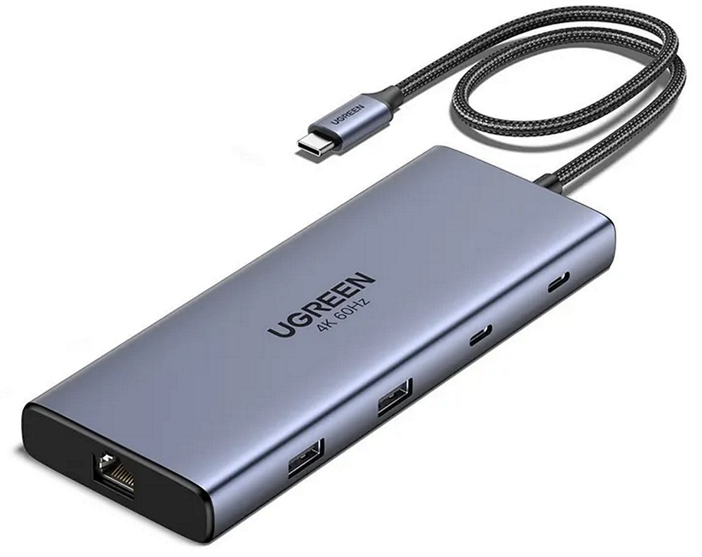Док-станция Ugreen CM639 Space Gray (45380)