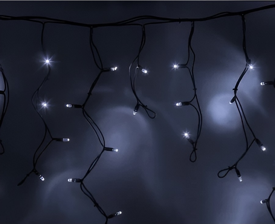 Светодиодная гирлянда ULED Бахрома ULED-LG-90-24V-(B-F-WW/W)