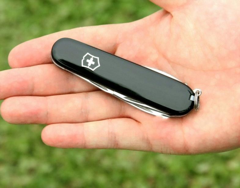 Туристический нож Victorinox Spartan черный (1.3603.3B1)
