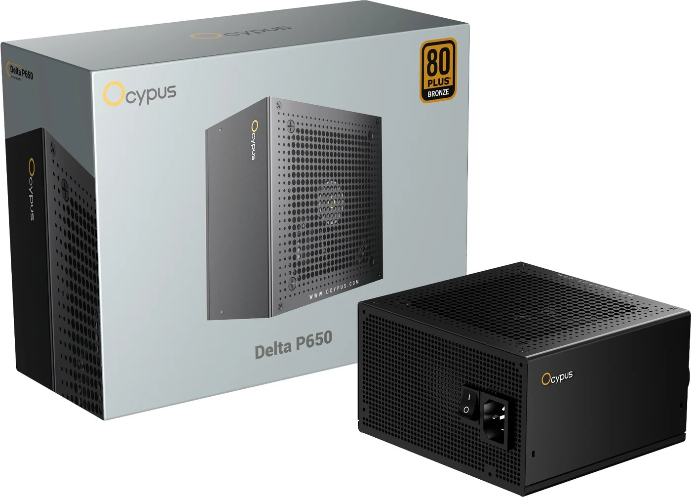 Блок питания Ocypus Delta P850 850W Black (Delta-P850-B1FDBK024X-EU)