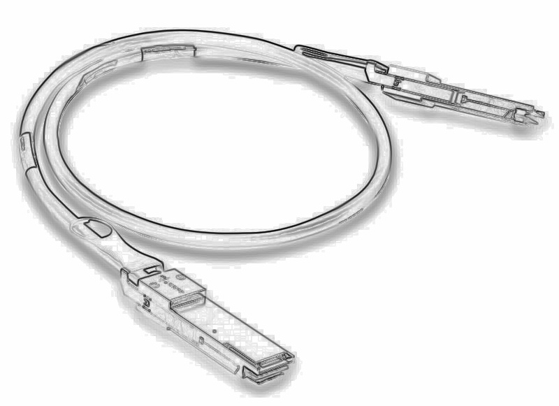 Кабель прямого подключения Future Technologies FT-SFP+CABP-AWG30-3 черный
