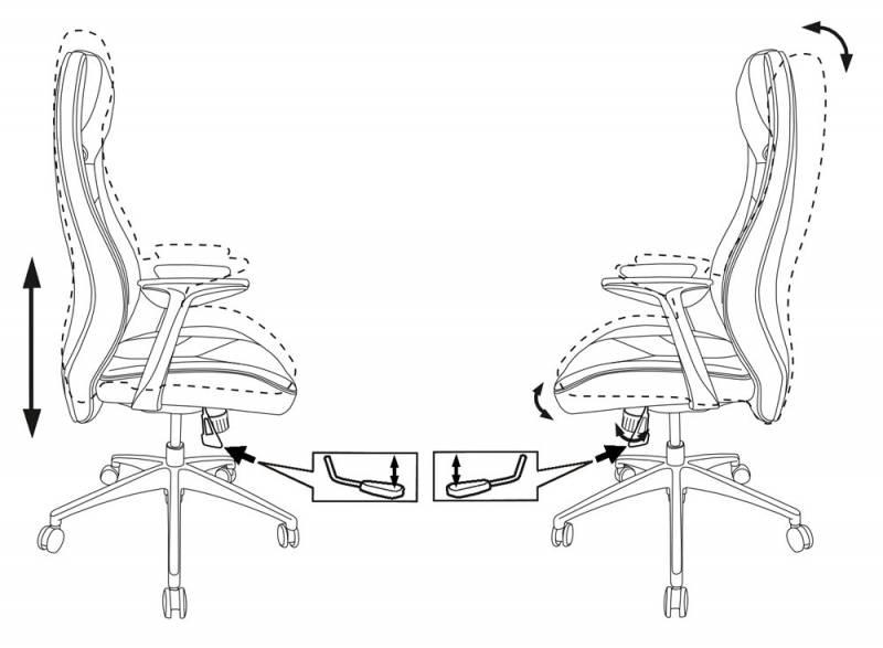 Офисное кресло Бюрократ ZEN/Black