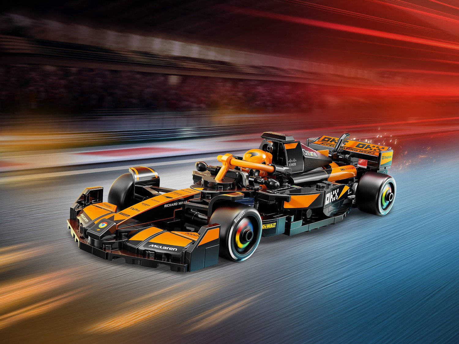 Конструктор Lego Speed Champions Гоночный автомобиль F1 McLaren Team MCL38 (77251)