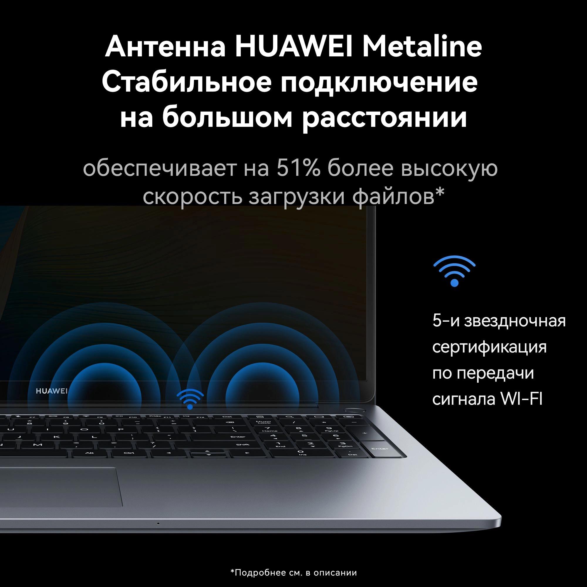 Ноутбук Huawei MateBook D16 MCLG-X Space Grey (53013YDL)