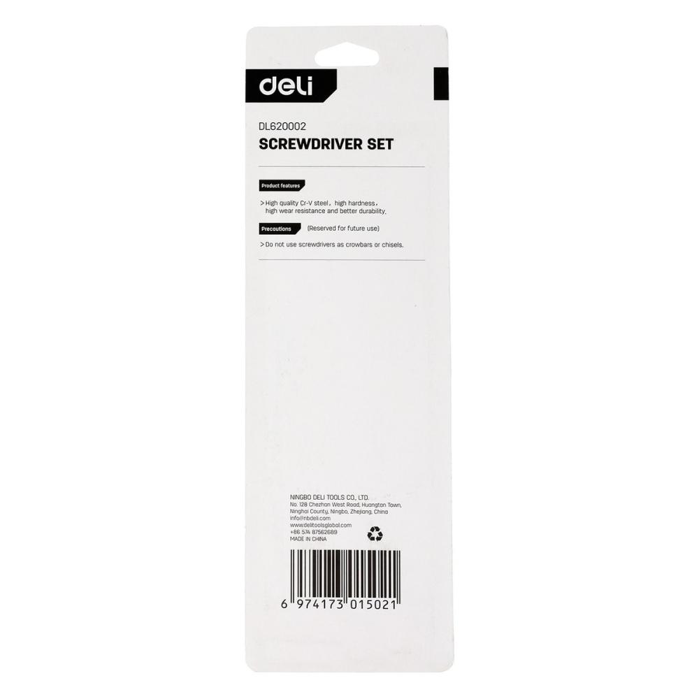 Набор отверток Deli DL620002
