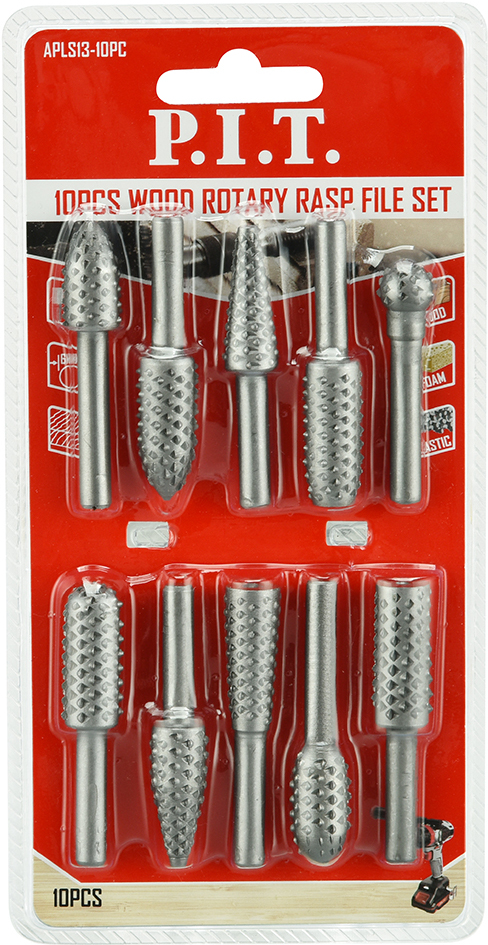 Набор шарошек P.I.T. APLS13-10PC