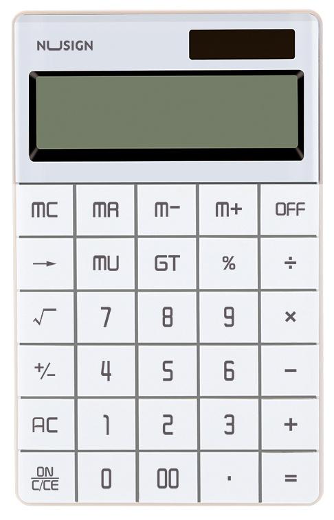 Калькулятор Deli Nusign ENS041WHITE