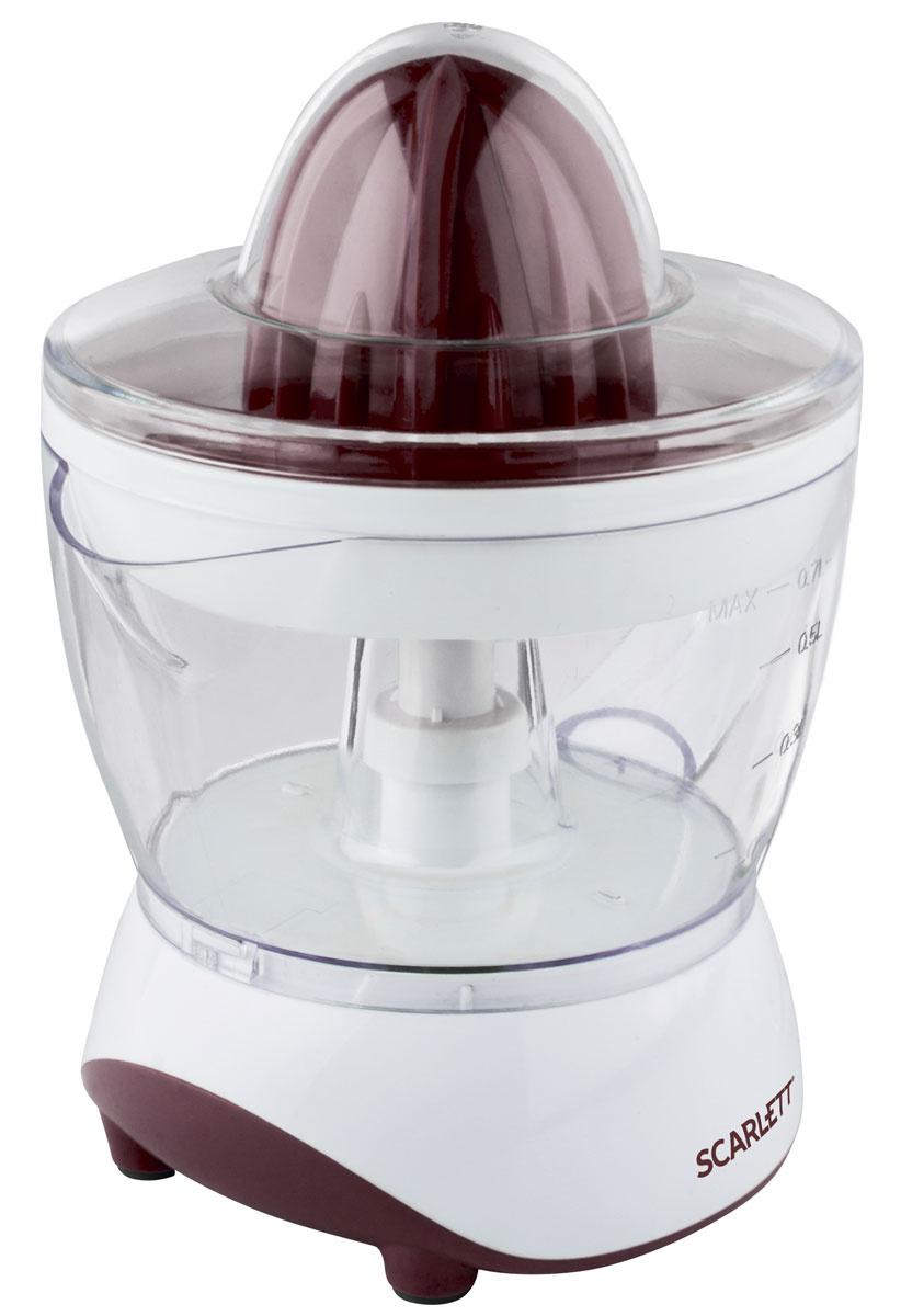 Соковыжималка Scarlett SC-JE50C06 белый/красный