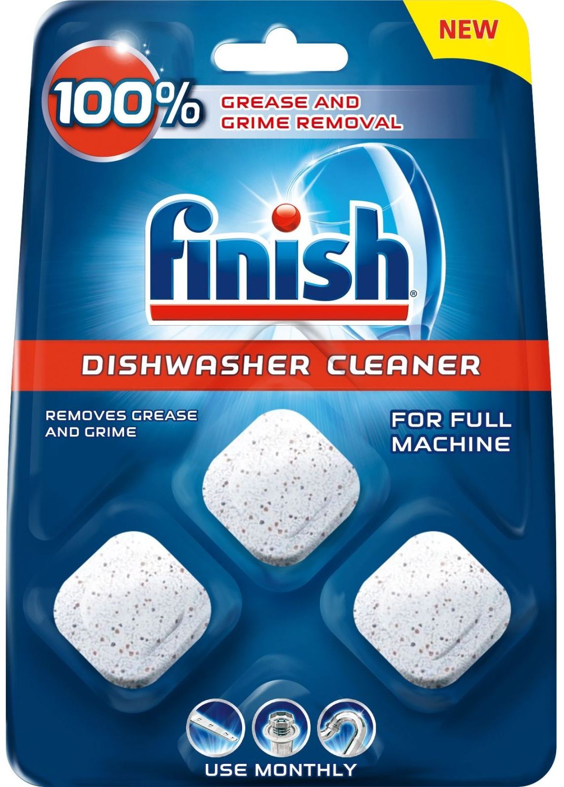 Очиститель для посудомоечных машин Finish Dishwasher Cleaner 3 шт