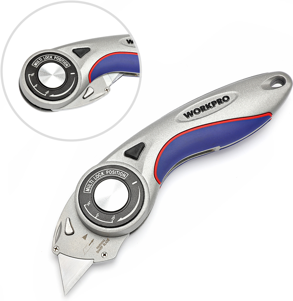 Нож строительный WorkPro WP211013