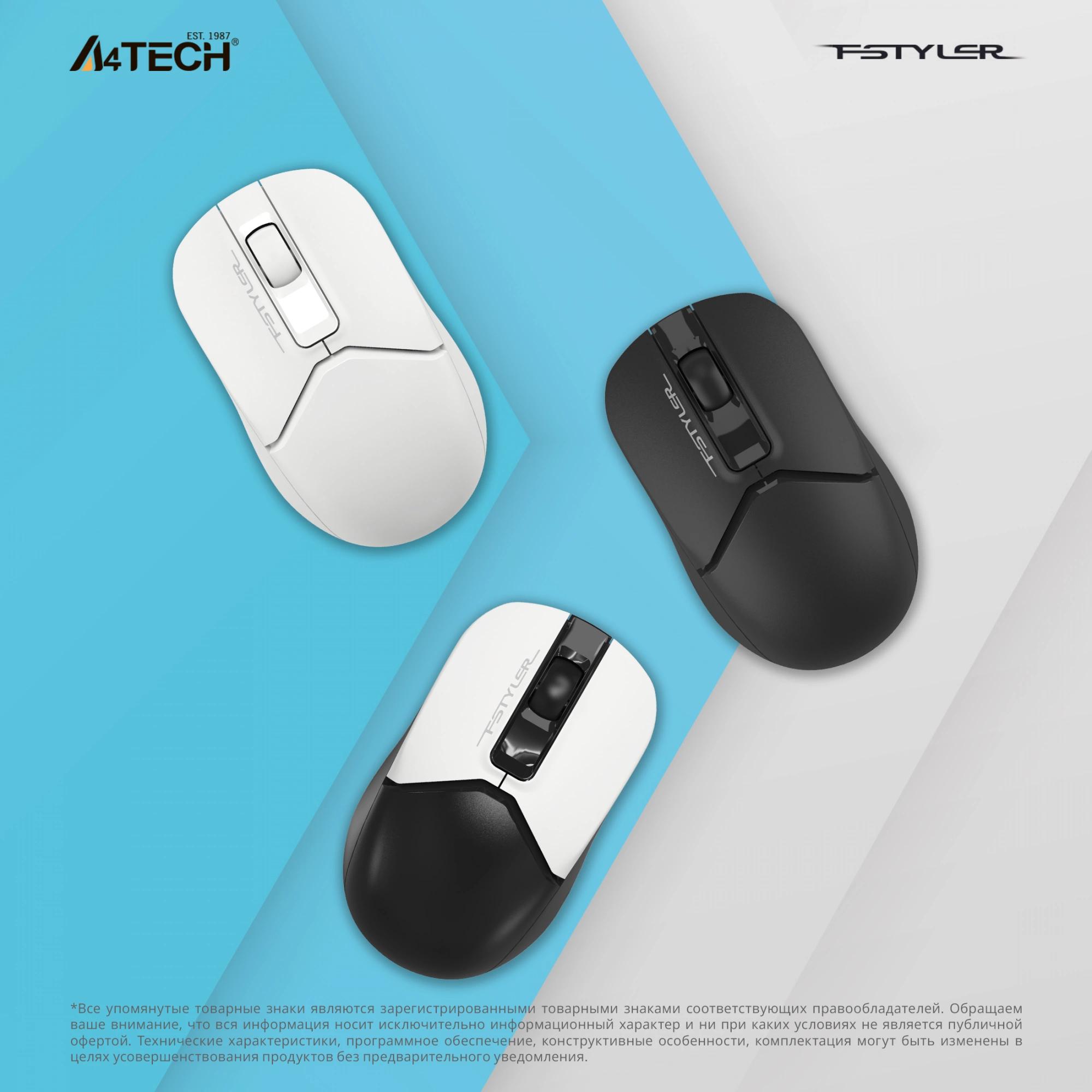 Мышь A4Tech Fstyler FB12 черный