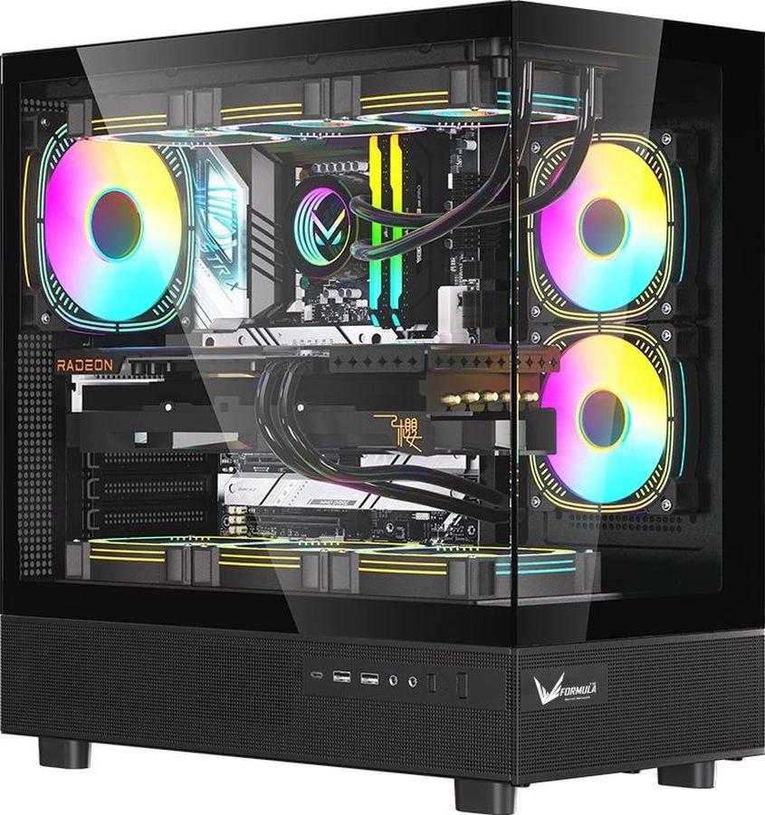 Корпус Formula Crystal Z8 FLOE черный без БП