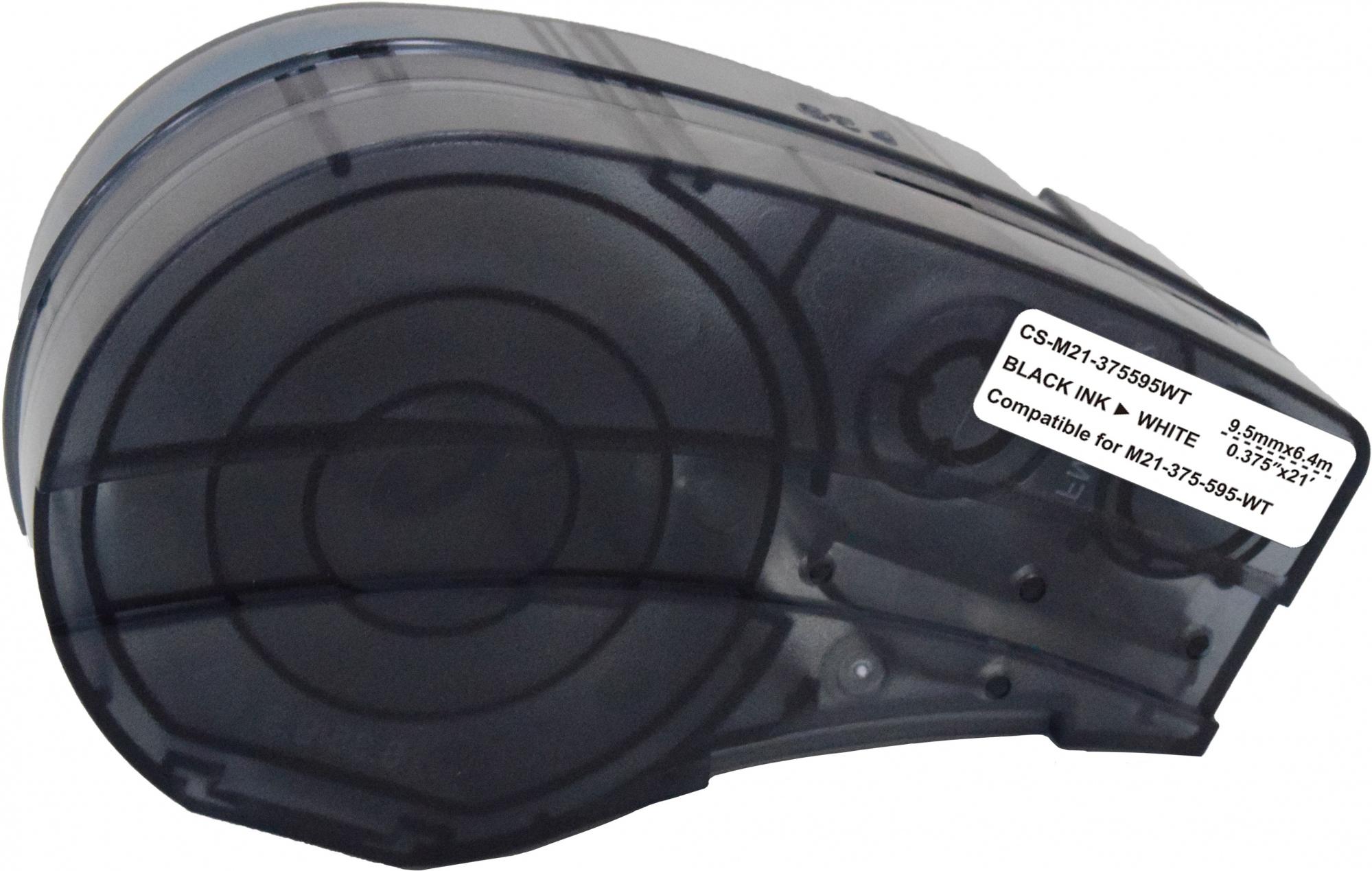 Картридж ленточный Cactus CS-M21-375595WT черный