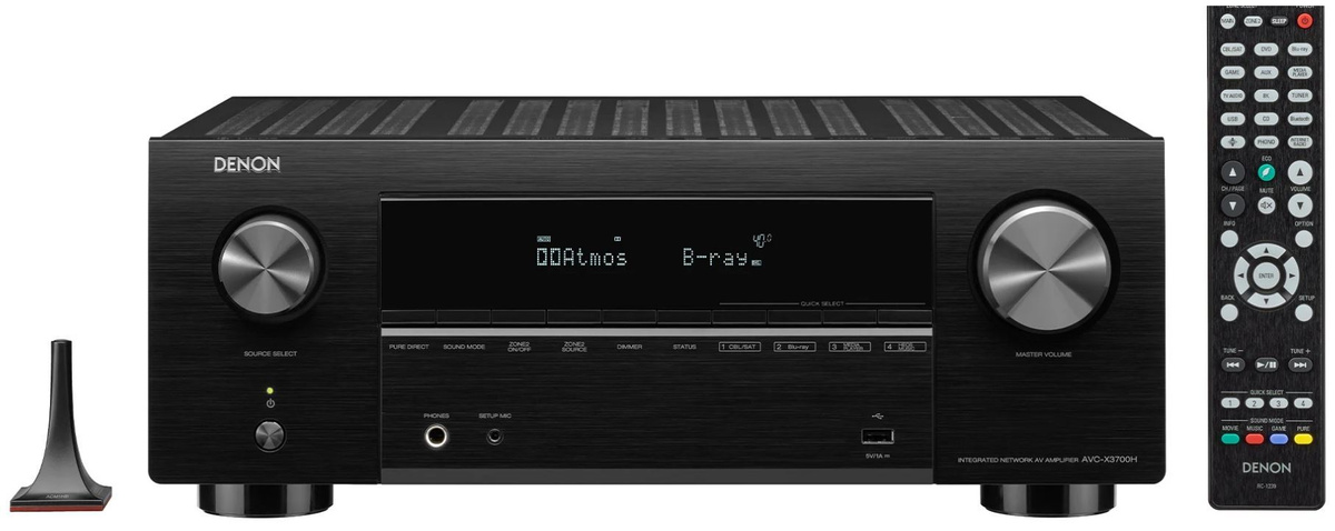 AV-ресивер Denon AVC-X3700H черный (AVCX3700HBKE2)