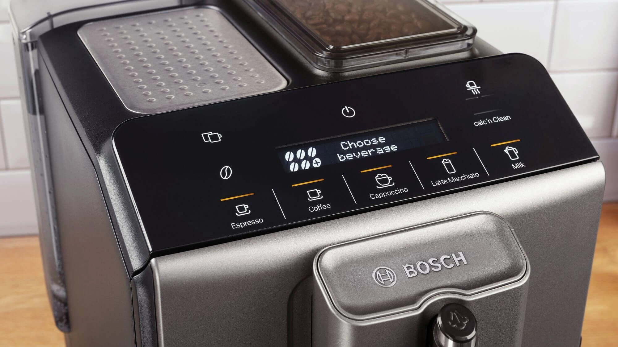Кофемашина Bosch TIE20504 серебристый/черный
