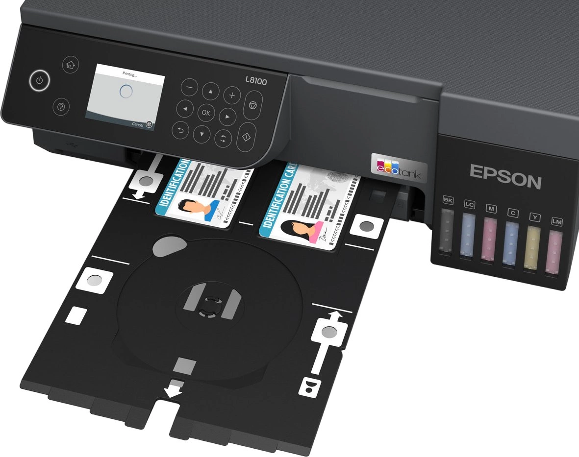 МФУ Epson EcoTank L8100 черный (C11CK94402)