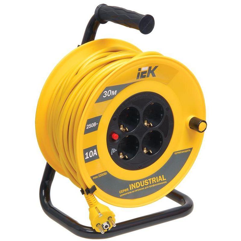 Удлинитель на катушке IEK Industrial УК30 (WKP14-10-04-30)
