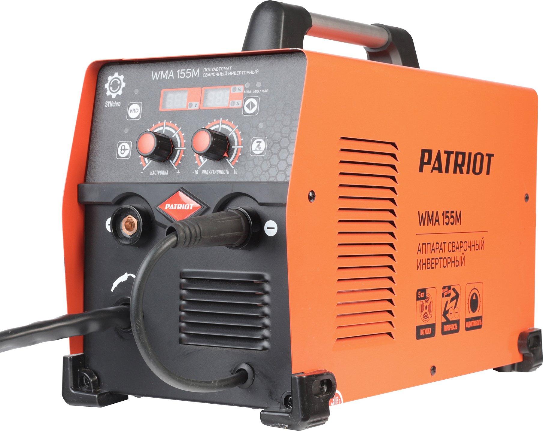 Сварочный инвертор Patriot WMA 155 M MIG-MAG/ММА (605302140)