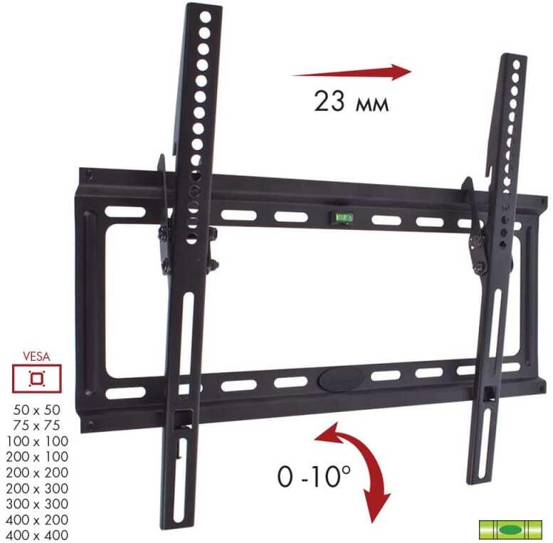 Кронштейн Kromax Ideal-4 черный (26004)